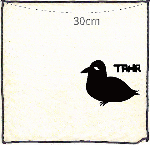【讓人權‧大聲說】月捐300元*12期：台權會自製「烏鴉」圖案手帕（2020年方案）