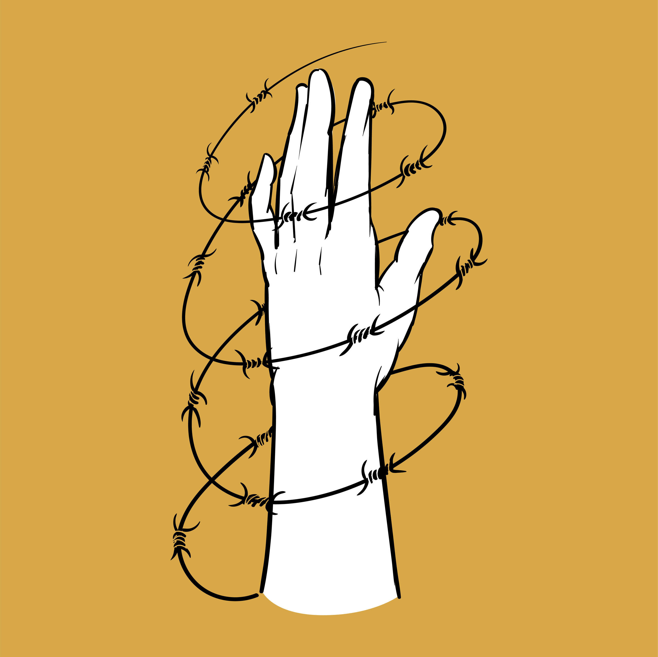 Hand drawing illustration of election concept